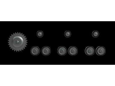 Pz.Kpfw Iia Road Wheels Set - zdjęcie 1