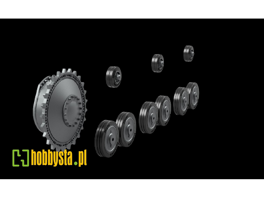 Pz.Kpfw Iib Road Wheels Set - zdjęcie 1 Pz.Kpfw Iib Road Wheels Set - zdjęcie 1