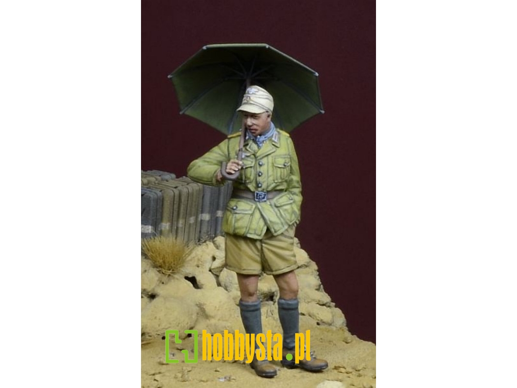 Dak Soldier With A Parasol, North Africa 1941-43 (3d Printed Parasol Included) - zdjęcie 1 Dak Soldier With A Parasol, North Africa 1941-43 (3d Printed Parasol Included) - zdjęcie 1