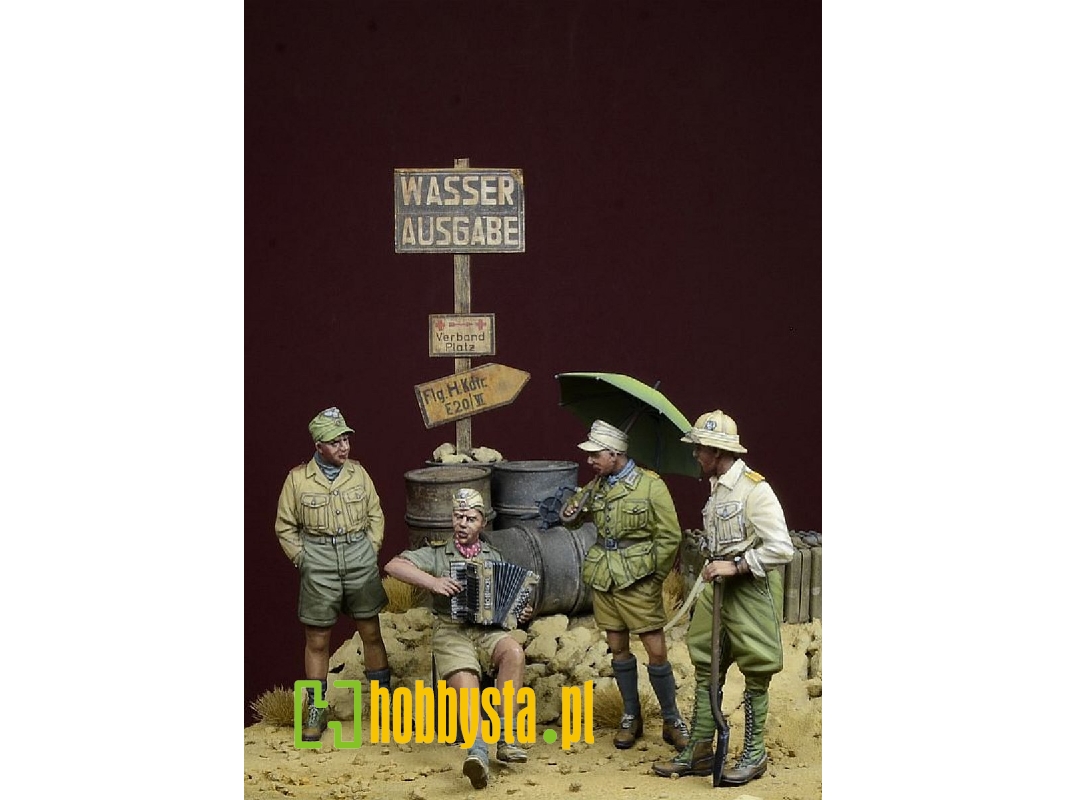 'desert Song'- Afrikakorps Soldiers At Rest, North Africa 1941-43 - zdjęcie 1 'desert Song'- Afrikakorps Soldiers At Rest, North Africa 1941-43 - zdjęcie 1