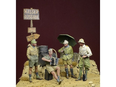 'desert Song'- Afrikakorps Soldiers At Rest, North Africa 1941-43 - zdjęcie 2