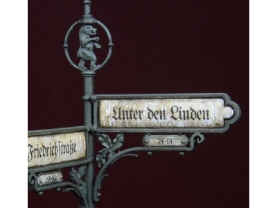 Berlin Street Signs 1930-40's, (3d Print With Decals) - zdjęcie 3