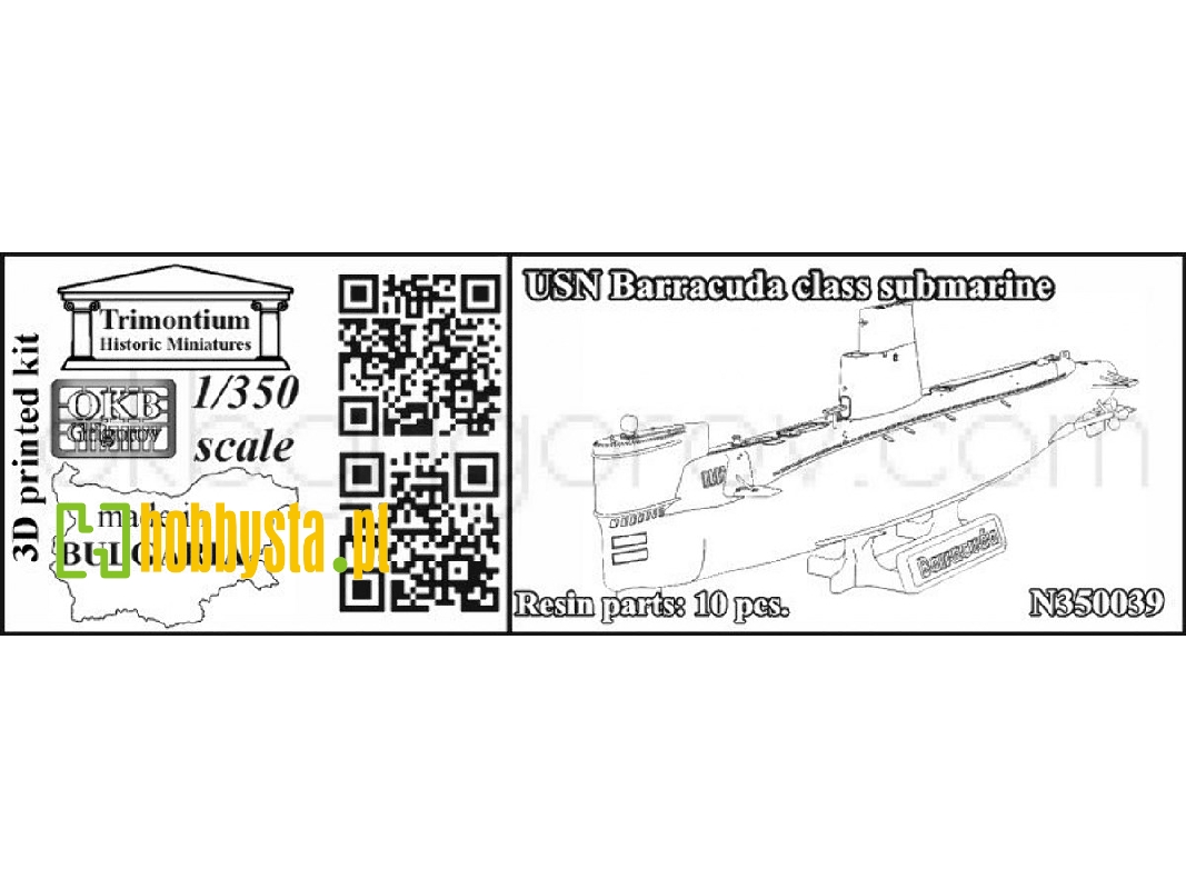 Usn Barracuda Class Submarine - zdjęcie 1 Usn Barracuda Class Submarine - zdjęcie 1