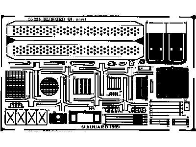  Bedford QL 1/35 - Italeri - blaszki - zdjęcie 2