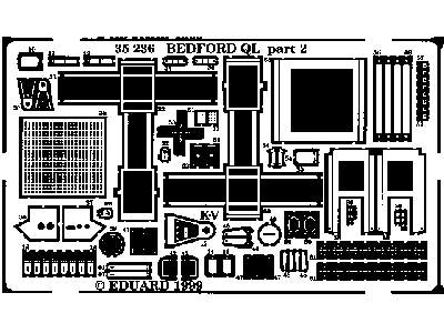  Bedford QL 1/35 - Italeri - blaszki - zdjęcie 3