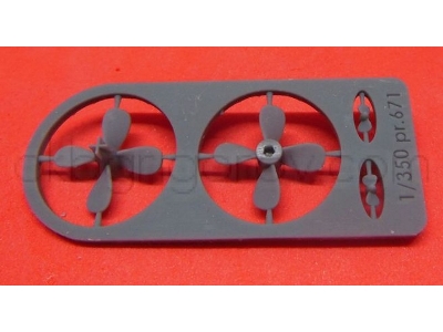 Tandem Propellers For Soviet Submarines Project 671 R&#1058; And Rtm (Victor Ii And Iii) (2pcs) - zdjęcie 1