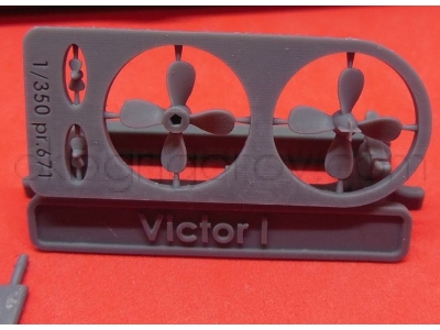 Tandem Propellers For Soviet Submarines Project 671 R&#1058; And Rtm (Victor Ii And Iii) (2pcs) - zdjęcie 3