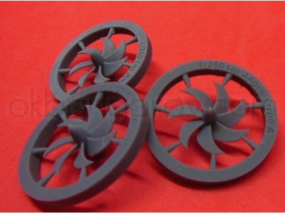 Propellers For Los Angeles Class Submarine, Type A (3pcs) - zdjęcie 4