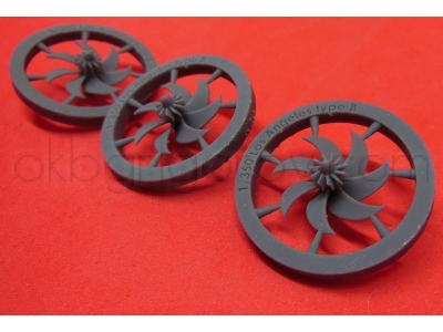 Propellers For Los Angeles Class Submarine, Type B (3pcs) - zdjęcie 5