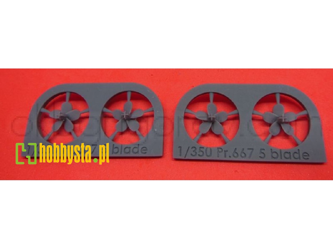 Propellers For Soviet Submarines Project 667 (Yankee And Delta) (3pcs) - zdjęcie 1