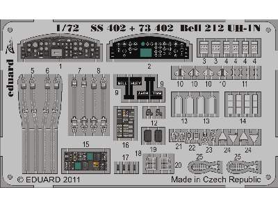  Bell 212 UH-1N S. A. 1/72 - Revell - blaszki - zdjęcie 2