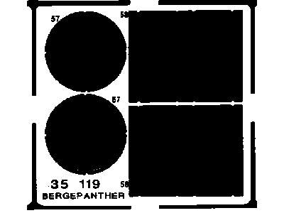  Bergepanther 1/35 - Italeri - blaszki - zdjęcie 3