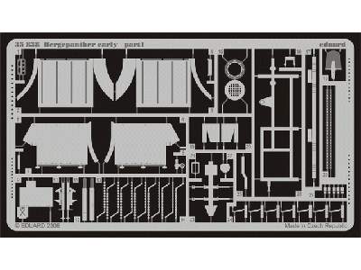  Bergepanther early 1/35 - Icm - blaszki - zdjęcie 2