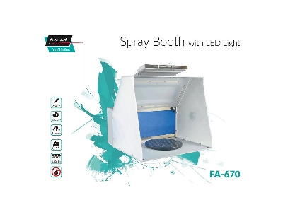 Spray Booth With Led Light - zdjęcie 1