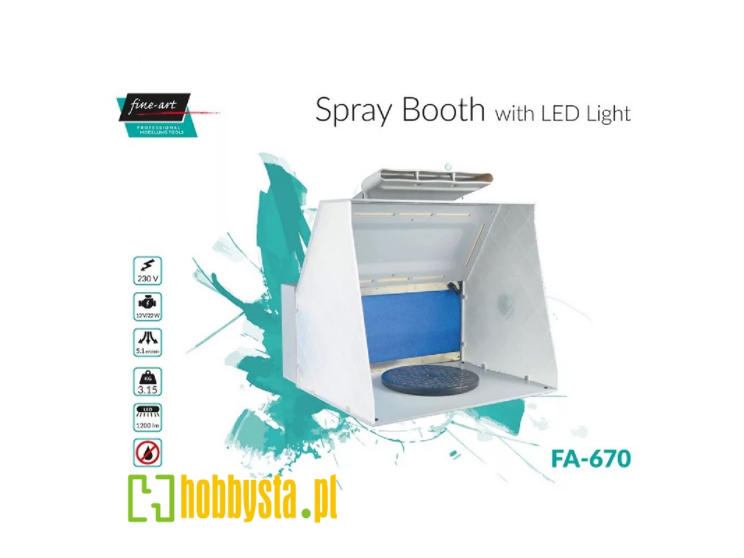 Spray Booth With Led Light - zdjęcie 1 Spray Booth With Led Light - zdjęcie 1