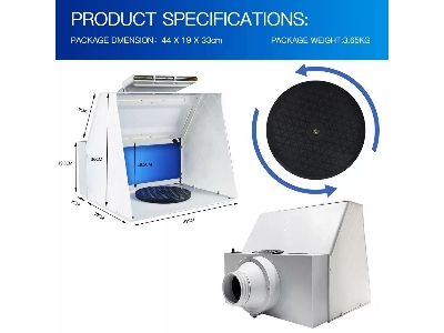 Spray Booth With Led Light - zdjęcie 3