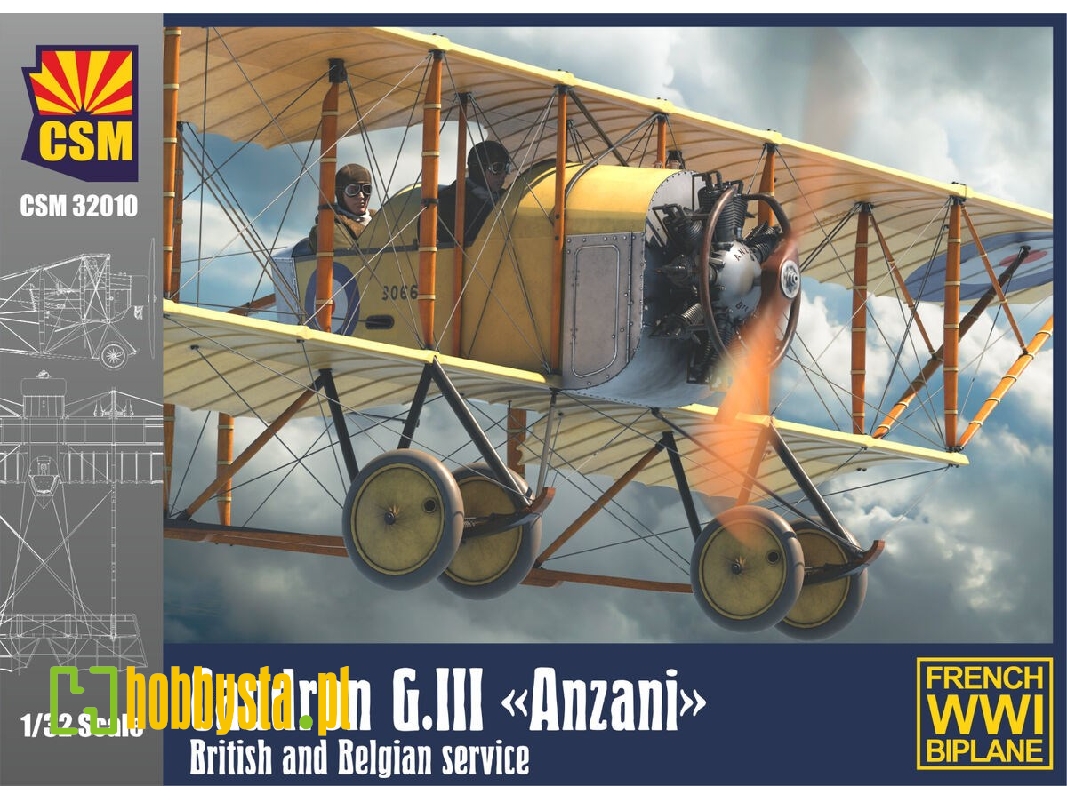 Caudron G.Iii Anzani - British And Belgian Service - zdjęcie 1 Caudron G.Iii Anzani - British And Belgian Service - zdjęcie 1