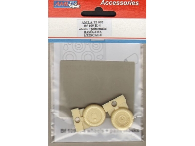 Messerschmitt Bf-109 K-4 - Wheels And Paint Mask (Designed To Be Used With Trumpeter Kits) - zdjęcie 1