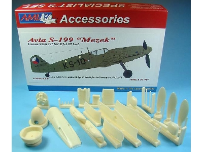 Avia S-199 Mule - Conversion Set (Designed To Be Used With Revell Messerschmitt Bf-109 G-6 Kits) - zdjęcie 2
