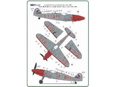 Avia S-199 Mule - The Conversion Set With Vacu Canopy "bubble" Type (For Revell Bf-109 G-6 Kits) - zdjęcie 2