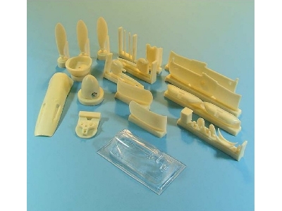 Avia S-199 Mule - The Conversion Set With Vacu Canopy "bubble" Type (For Revell Bf-109 G-6 Kits) - zdjęcie 3