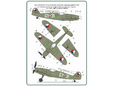 Avia S-199 Mule - The Conversion Set With Vacu Canopy "bubble" Type (For Revell Bf-109 G-6 Kits) - zdjęcie 6