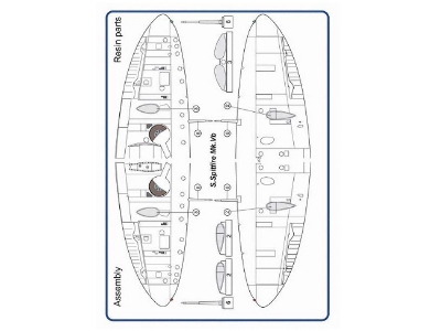 Supermarine Spitfire Mk.Vb - Conversion Set (For Revell Kits) - zdjęcie 4