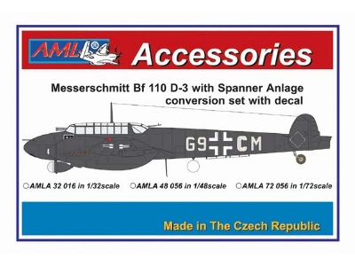 Messerschmitt Bf-110 D-3 - Spaner Analge Coversion Set (For Revell Kits) - zdjęcie 1