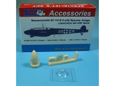 Messerschmitt Bf-110 D-3 - Spaner Analge Coversion Set (For Revell Kits) - zdjęcie 2