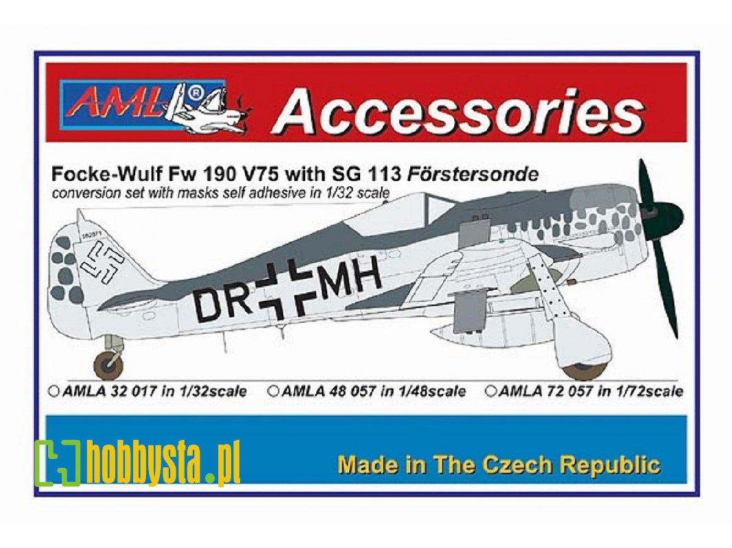 Focke-wulf Fw-190 F V75 With Sg 113 Conversion Set (Designed To Be Used With Hasegawa And Revell Kits) - zdjęcie 1 Focke-wulf Fw-190 F V75 With Sg 113 Conversion Set (Designed To Be Used With Hasegawa And Revell Kits) - zdjęcie 1