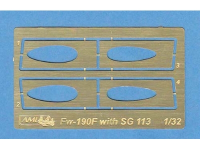 Focke-wulf Fw-190 F V75 With Sg 113 Conversion Set (Designed To Be Used With Hasegawa And Revell Kits) - zdjęcie 5