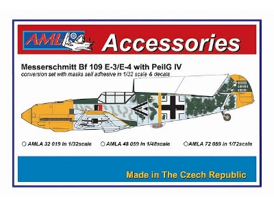 Messerschmitt Bf-109 E-3 / E-4 With Peilg Iv (For: Eduard, Hasegawa And Revell Kits) - zdjęcie 1