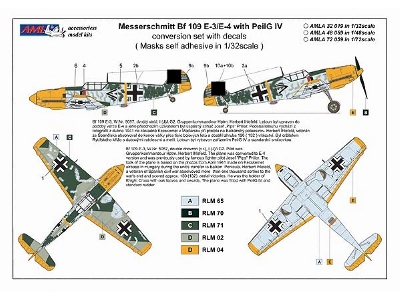 Messerschmitt Bf-109 E-3 / E-4 With Peilg Iv (For: Eduard, Hasegawa And Revell Kits) - zdjęcie 3