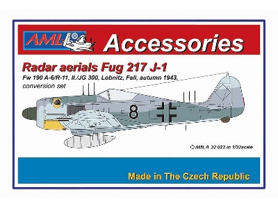 Focke-wulf Fw-190 A-6/R11 - With Radar Aerials Fug 217j-1 Conversion Set (For Hasegawa And Revell Kits) - zdjęcie 1