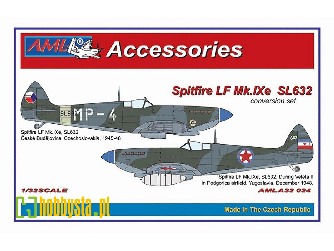 Supermarine Spitfire Lf Mk.Ixe - With Germany Fuel Tank Conversion Set (For Revell And Tamiya Kits) - zdjęcie 1 Supermarine Spitfire Lf Mk.Ixe - With Germany Fuel Tank Conversion Set (For Revell And Tamiya Kits) - zdjęcie 1