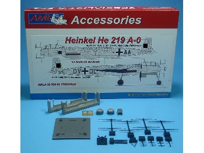 Heinkel He-219 A-0/R6 / He-219 A-2 - The Conversion Set With Decals (For Revell Kits) - zdjęcie 2