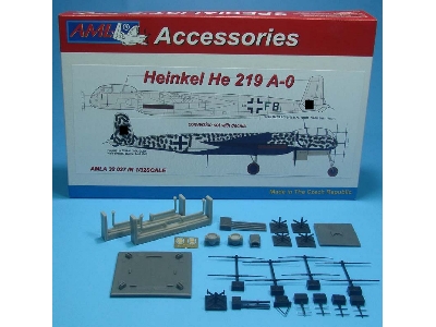 Heinkel He-219 A-0 - The Conversion Set With Decals (For Revell Kits) - zdjęcie 2