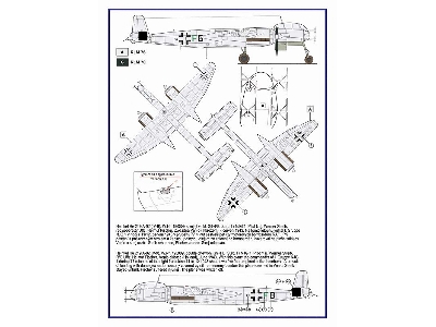 Heinkel He-219 A-0 - The Conversion Set With Decals (For Revell Kits) - zdjęcie 4
