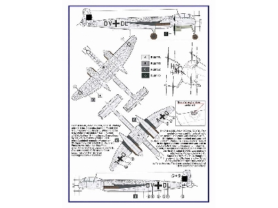 Heinkel He-219 A-0 - The Conversion Set With Decals (For Revell Kits)  - zdjęcie 4