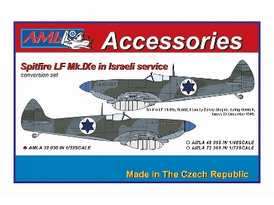 Supermarine Spitfire Lf Mk.Ixe With German Fuel Tanks - Israeli Air Force (For Revell And Tamiya Kits) - zdjęcie 1