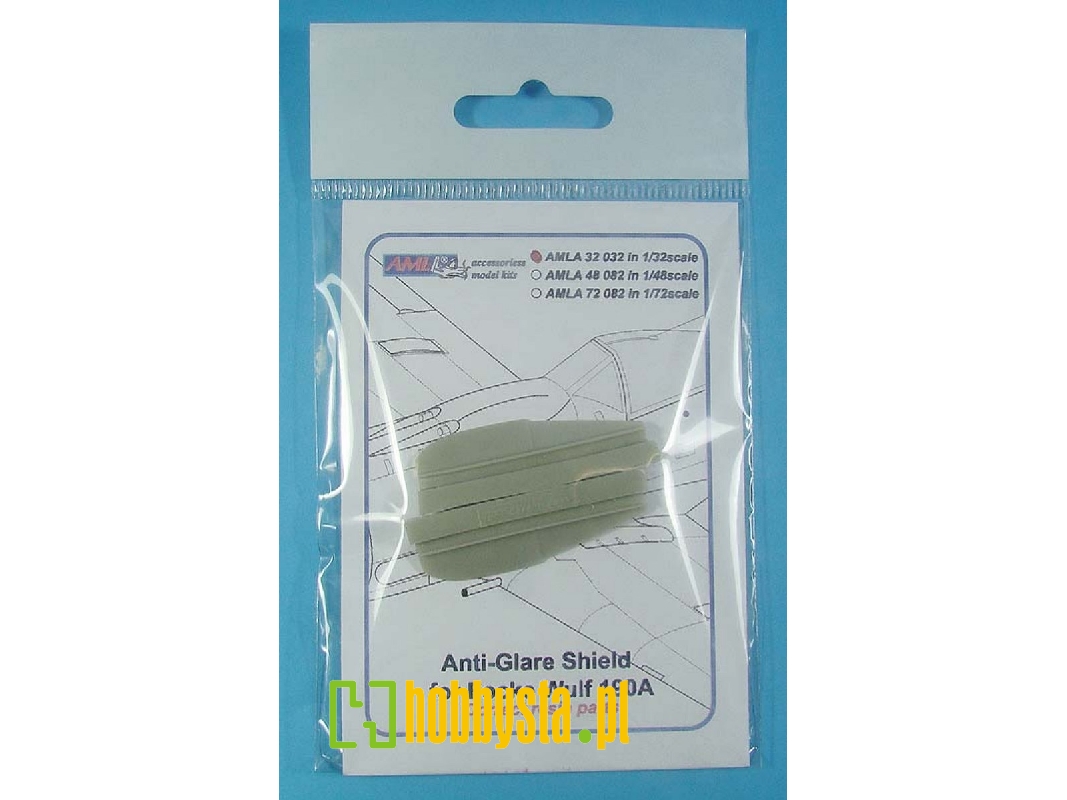 Anti-glare Shield For Fw-190 A (Designed To Be Used With Hasegawa And Revell Kits) - zdjęcie 1 Anti-glare Shield For Fw-190 A (Designed To Be Used With Hasegawa And Revell Kits) - zdjęcie 1