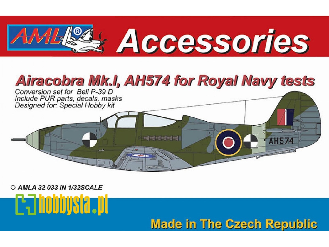 Bell Airacobra Mk.I - Ah574 For Royal Navy Tests Conversion Set (For Special Hobby Kits) - zdjęcie 1