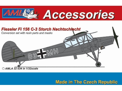 Fieseler Fi-156 C-3 Nachtschlacht - Conversion Set (Designed To Be Used With Hasegawa Kits) - zdjęcie 1
