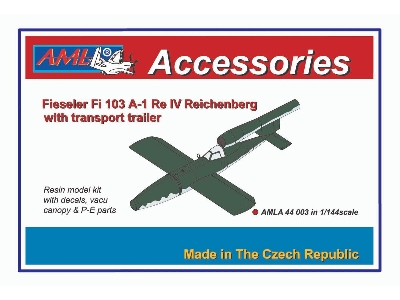 Fieseler Fi-103a-1 Re Iv Reichenberg With Transport Trailer - zdjęcie 1