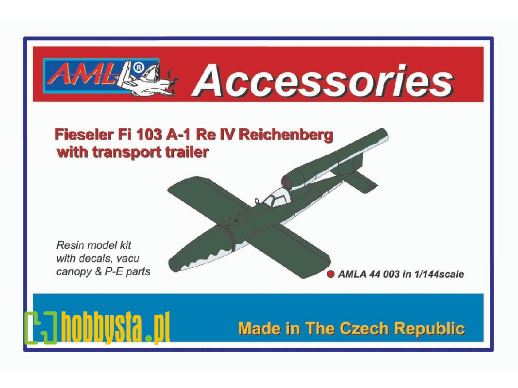Fieseler Fi-103a-1 Re Iv Reichenberg With Transport Trailer - zdjęcie 1 Fieseler Fi-103a-1 Re Iv Reichenberg With Transport Trailer - zdjęcie 1