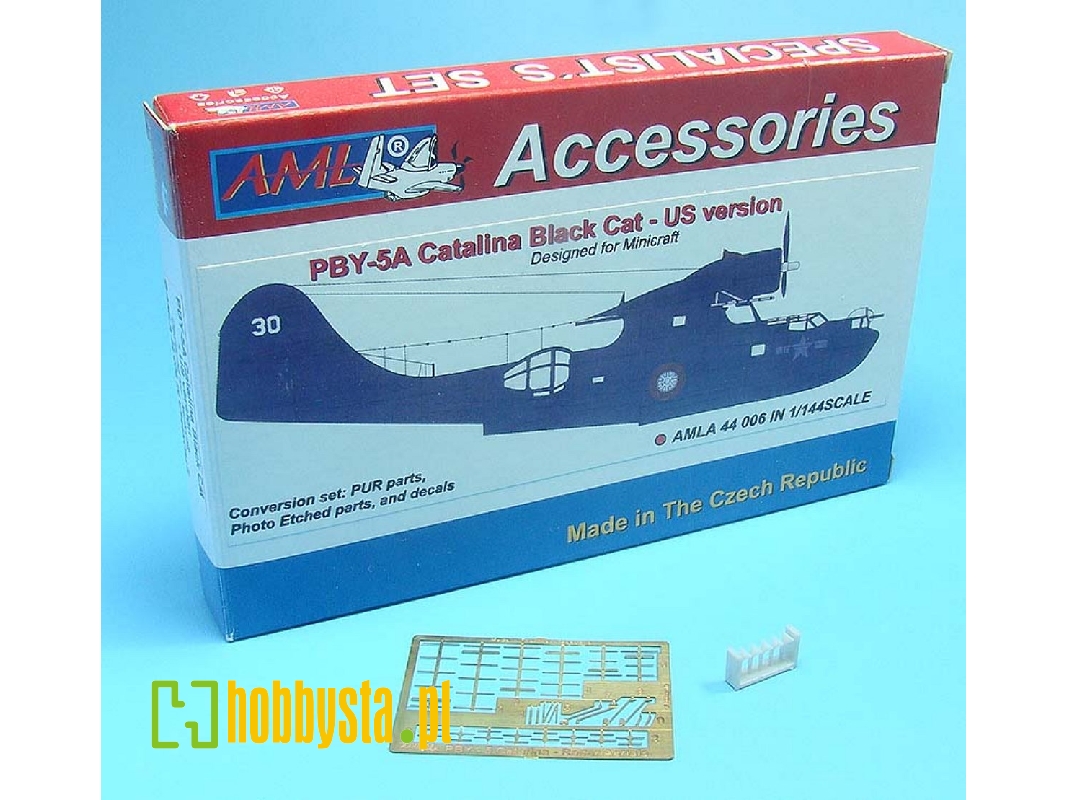 Consolidated Pby-5a Catalina Black Cat - Us Version (For Minicraft Kits) - zdjęcie 1 Consolidated Pby-5a Catalina Black Cat - Us Version (For Minicraft Kits) - zdjęcie 1