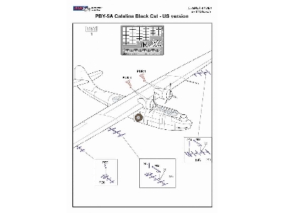 Consolidated Pby-5a Catalina Black Cat - Us Version (For Minicraft Kits) - zdjęcie 3