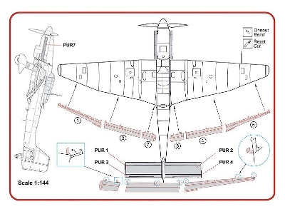 Junkers Ju-87 D/G 'stuka' - Control Surface (For Eduard Kits) - zdjęcie 4