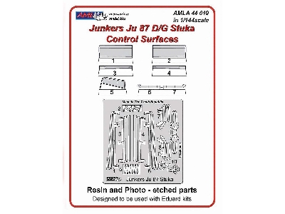 Junkers Ju-87 D/G 'stuka' - Control Surface (For Eduard Kits) - zdjęcie 5