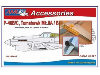 Curtiss P-40 B/C & Tomahawk Mk.Ii A/B - Conversion Set (For Trumpeter And Academy Kits) - zdjęcie 1
